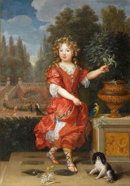 Pierre Mignard A young Mademoiselle de Blois oil painting image
